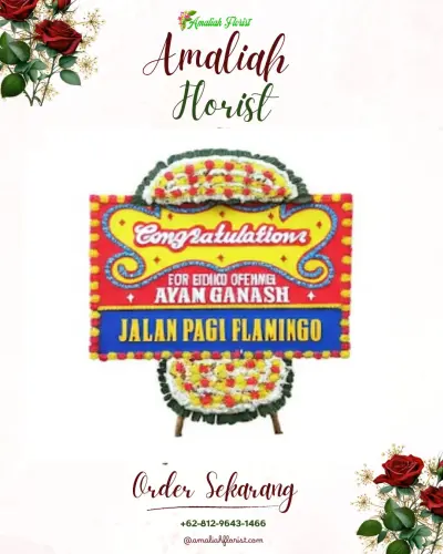 Bunga Papan Congratulation di Sutamaja